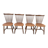 Set of 4 "SH41" Chairs by Yngve Ekström, NESTO Sweden 1960s