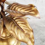 Vintage floral table lamp, 1960s