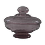 Purple candy cut Bohemian crystal