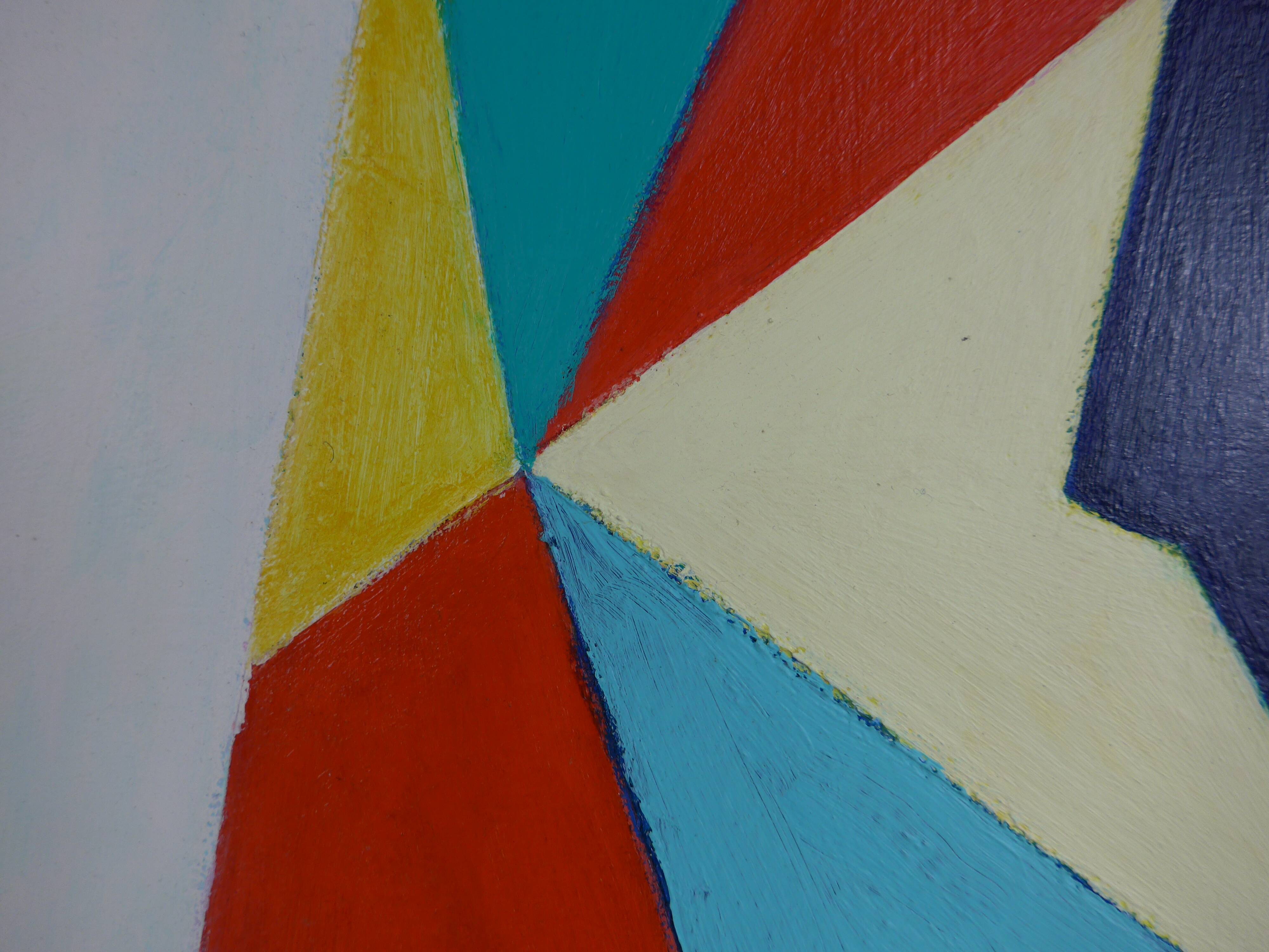 Geometric unsigned canvas