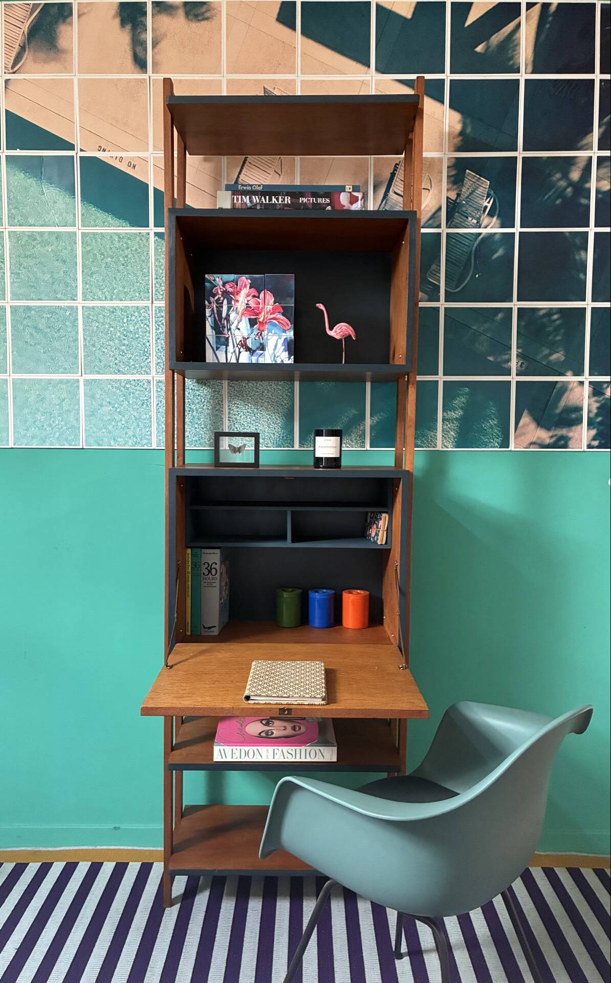 Vintage Scandinavian Library