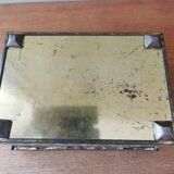 Vintage painted metal box