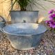 Bassine en zinc