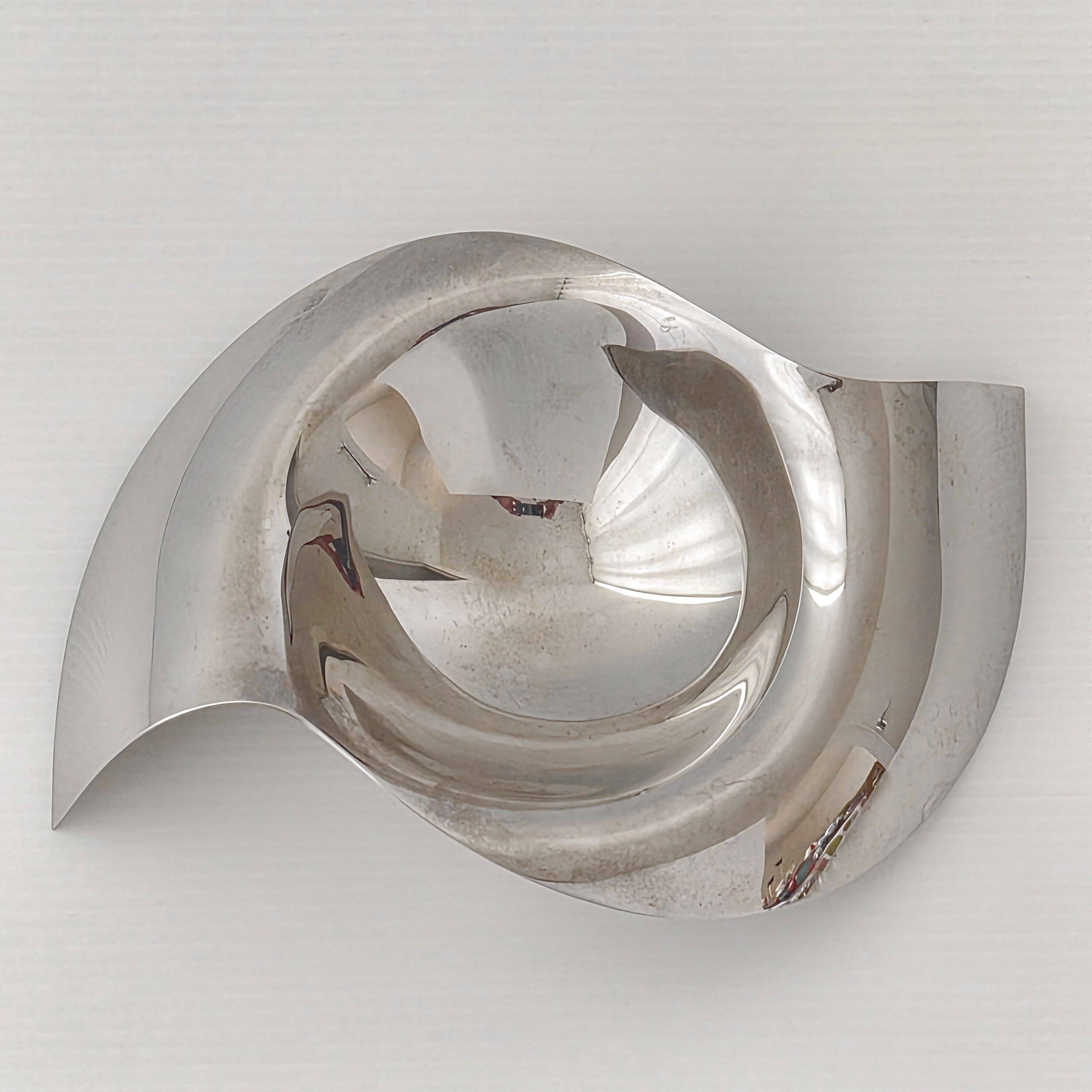 Vide-poche coupelle de Allan Schaff pour Georg Jensen 1990