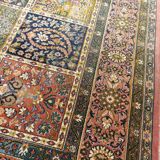 Oriental pattern rugs in virgin wool salmon background, 285x195 cm