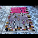 Berber rug in natural wool 160 x 260 cm