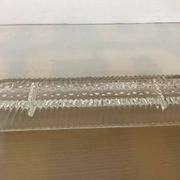 Vide poche, baguier verre moulé géométrique