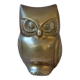 Old Brass Owl Animal Figurine