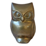 Old Brass Owl Animal Figurine