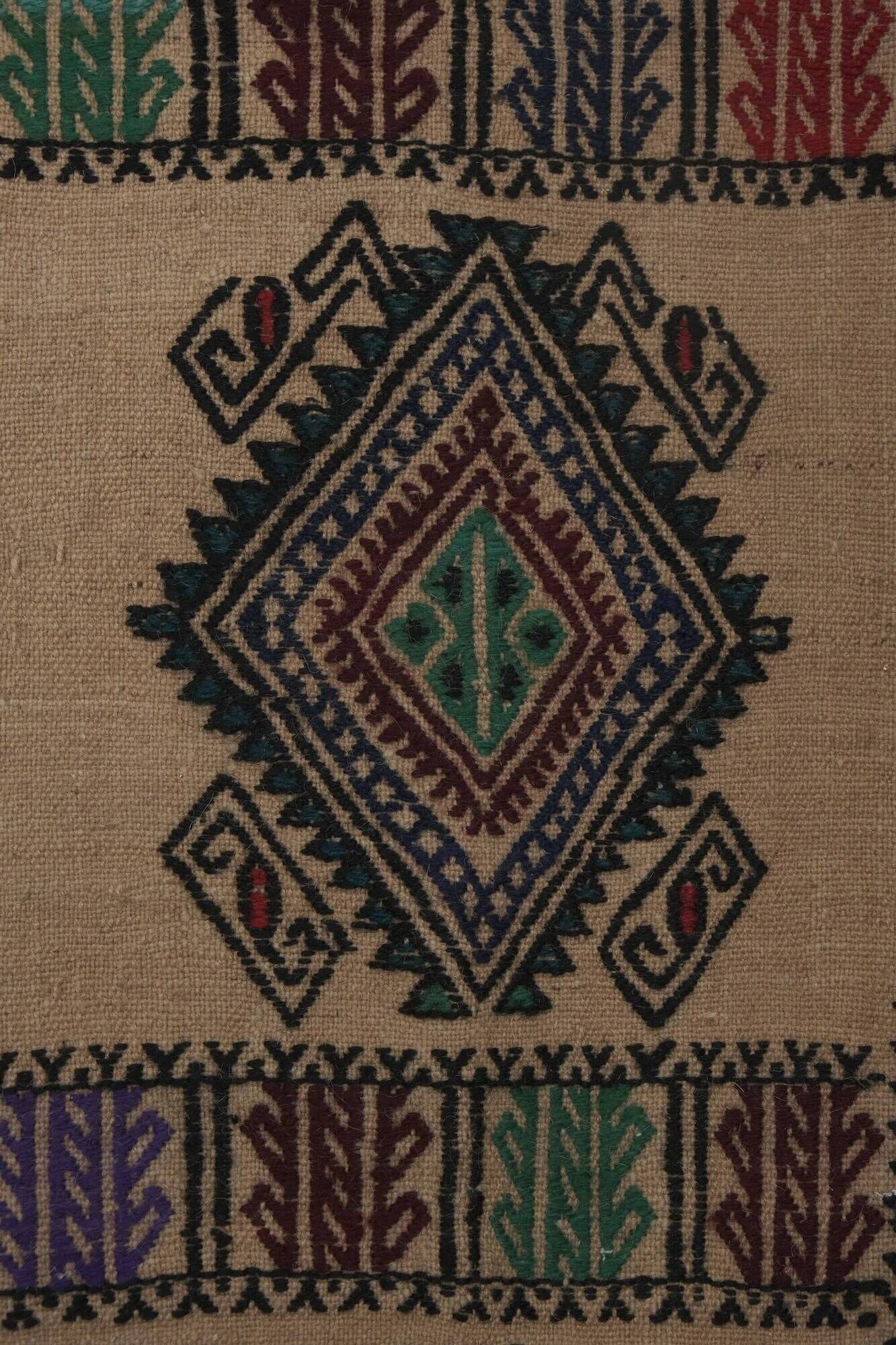 Vintage Turkish kilim, handwoven, 151x221 cm.