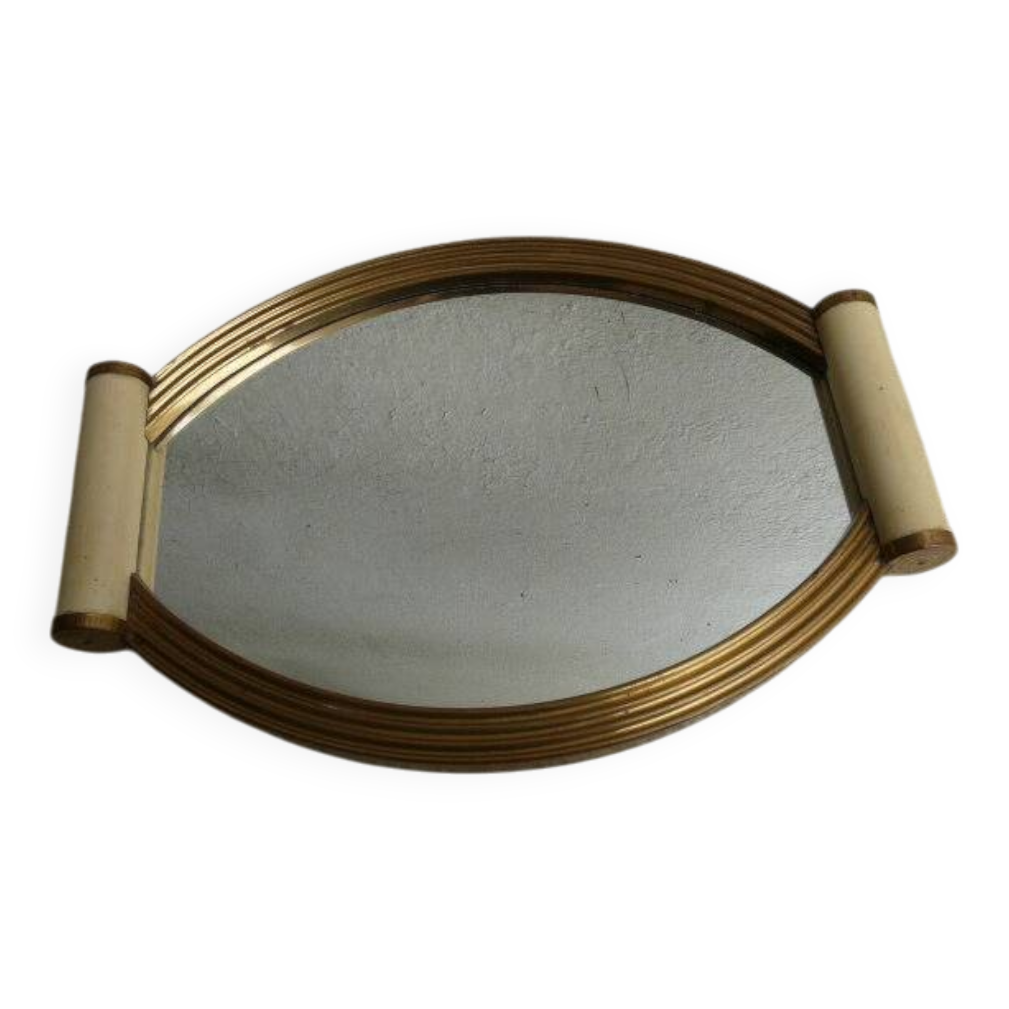 Art deco mirror tray