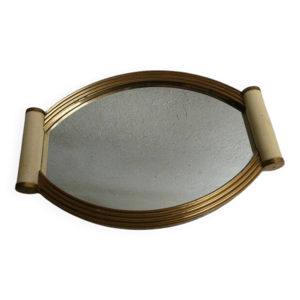 plateau miroir art déco