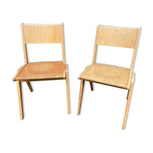 Paire de chaises scandinave - 1960