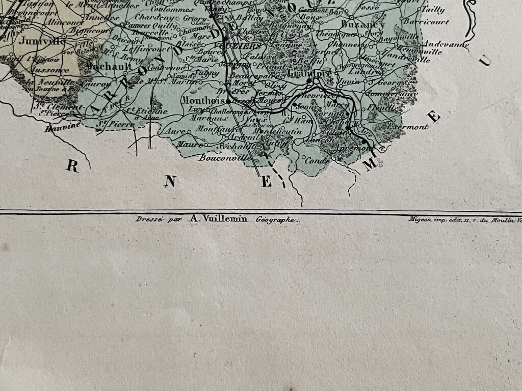 2 old maps of the Ardennes