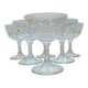 Set of 6 champagne glasses