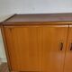 Scandinavian teak and metal sideboard