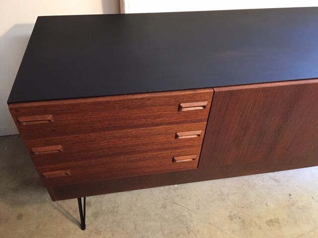 Enfilade vintage scandinave pieds eiffel 1960's