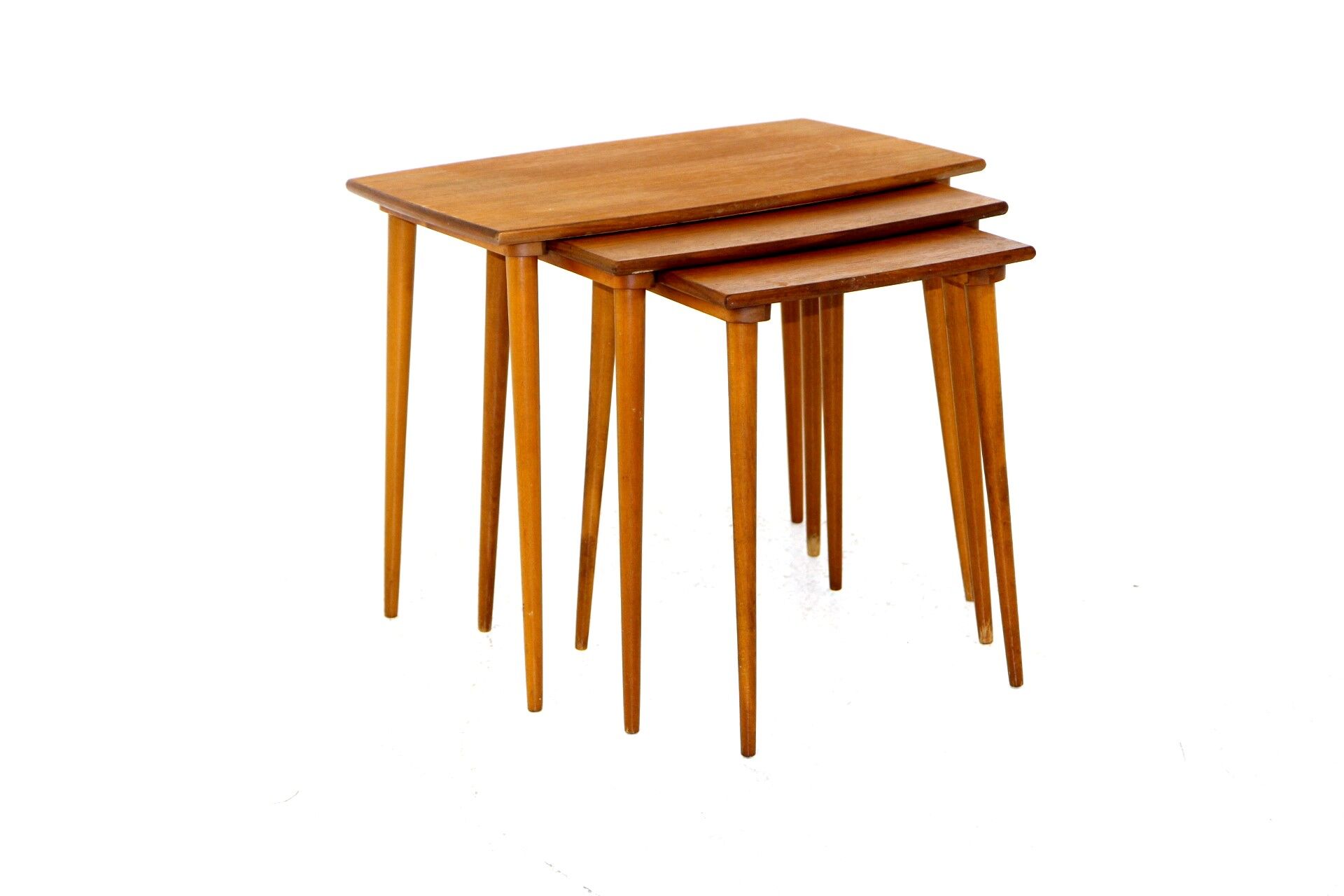 Teak side tables, Sweden, 1950