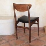 Set of 4 scandinavian chairs  1960