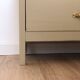 Vintage chiffonier revisited in Artichoke Cream