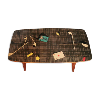 Table de jeu vintage