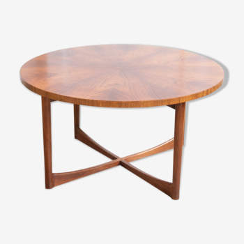 Table basse ronde en palissandre