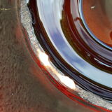 5 plates stamped Marius Giuge potter artist Vallauris diam 23.5 cm