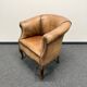 Classic Club Chair in Vintage Sheepskin Leather