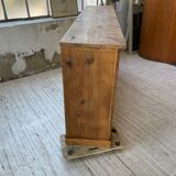 Row of pine loom furniture
