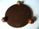 Mirror tray orange 3 feet ball wood 40 years