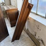 Old XL Napoleonic oak glass bookcase, 19th century