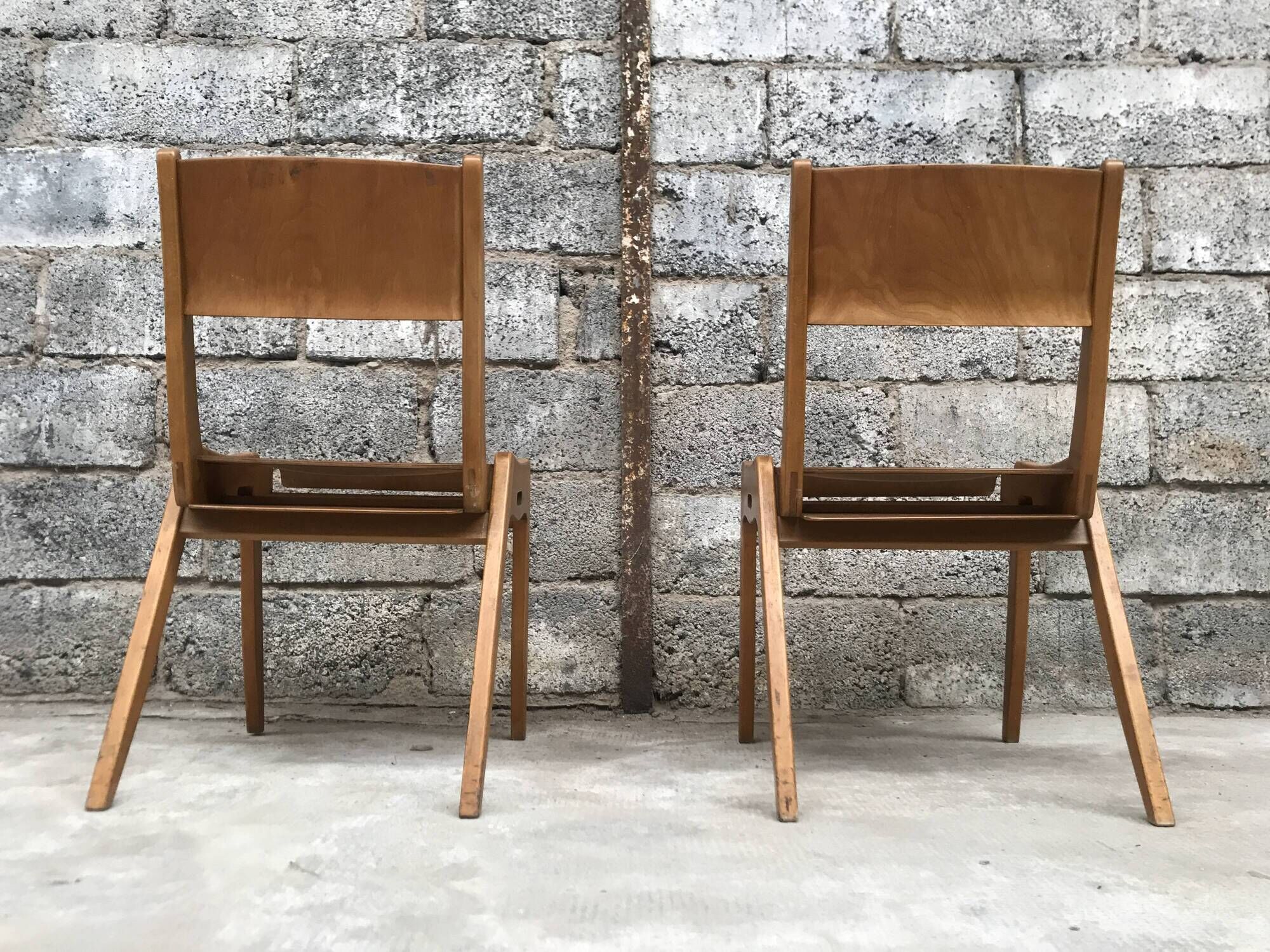 Series of 11 chairs 1950/1960