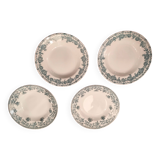 Quatre assiettes Saint Amand
