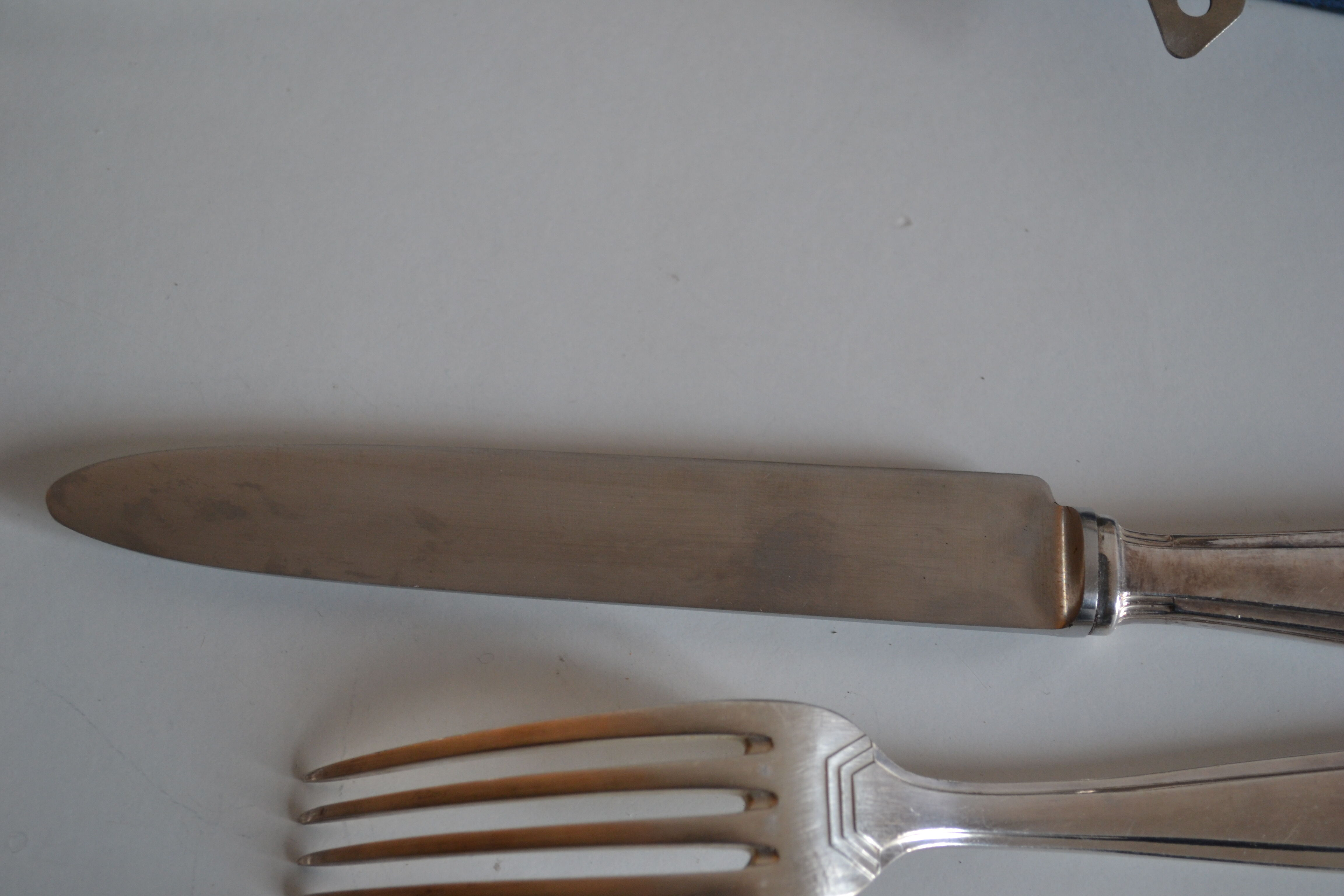 Menagere art deco metal argente boulenger 49 pieces