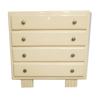 White art deco dresser