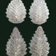 Stunning set of four vintage Murano glass wall lights
