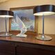 Pair of vintage Italian Malibu lamps from the 1980s.