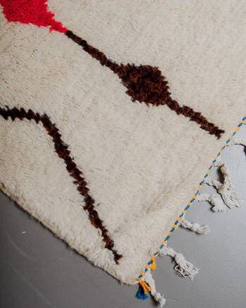 Azilal rug 2.5x1.6 handmade in wool