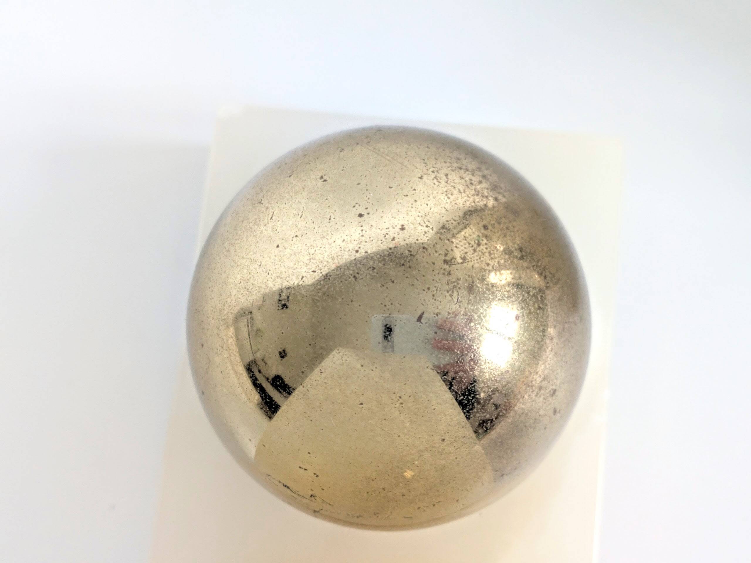 Onyx and Brass Bookends | Modernist Orbs | Art Deco Germany