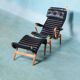 Design lounge armchair & ottoman 70s Bruno Mathsson Pernilla