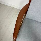 1950s Vintage Danish Teak Armchair by Grete Jalk for France & Daverkosen