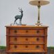 Louis xvi style chest of drawers in cherry wood 3 drawers