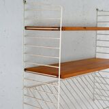 Vintage shelves with metal frame