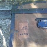 Old travel trunk
