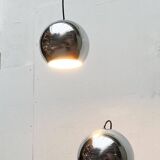 Mid-century modern space age pendant lamps, 1960s, set of 2.