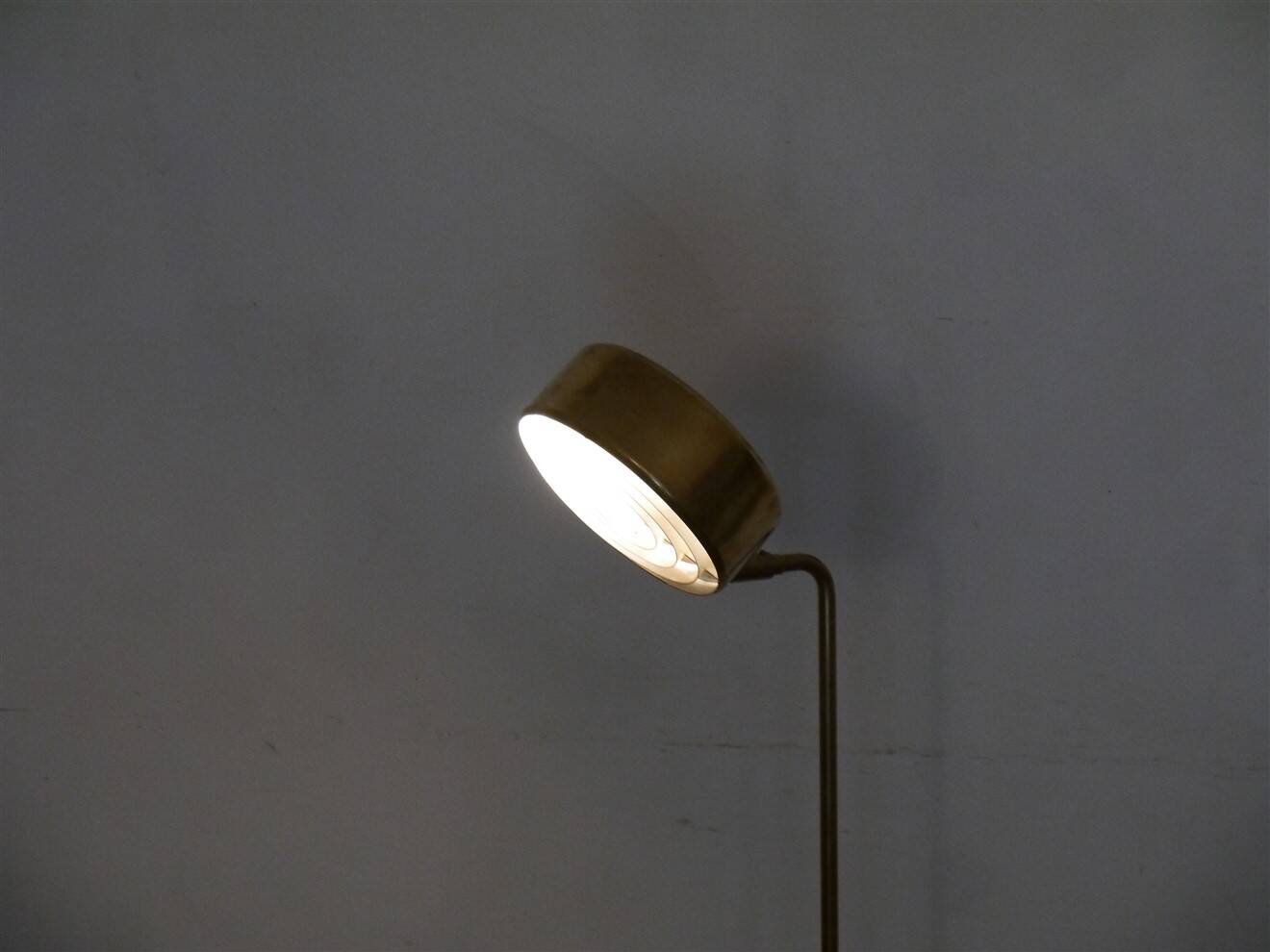 'Olympia' brass floor lamp by Anders Pehrson