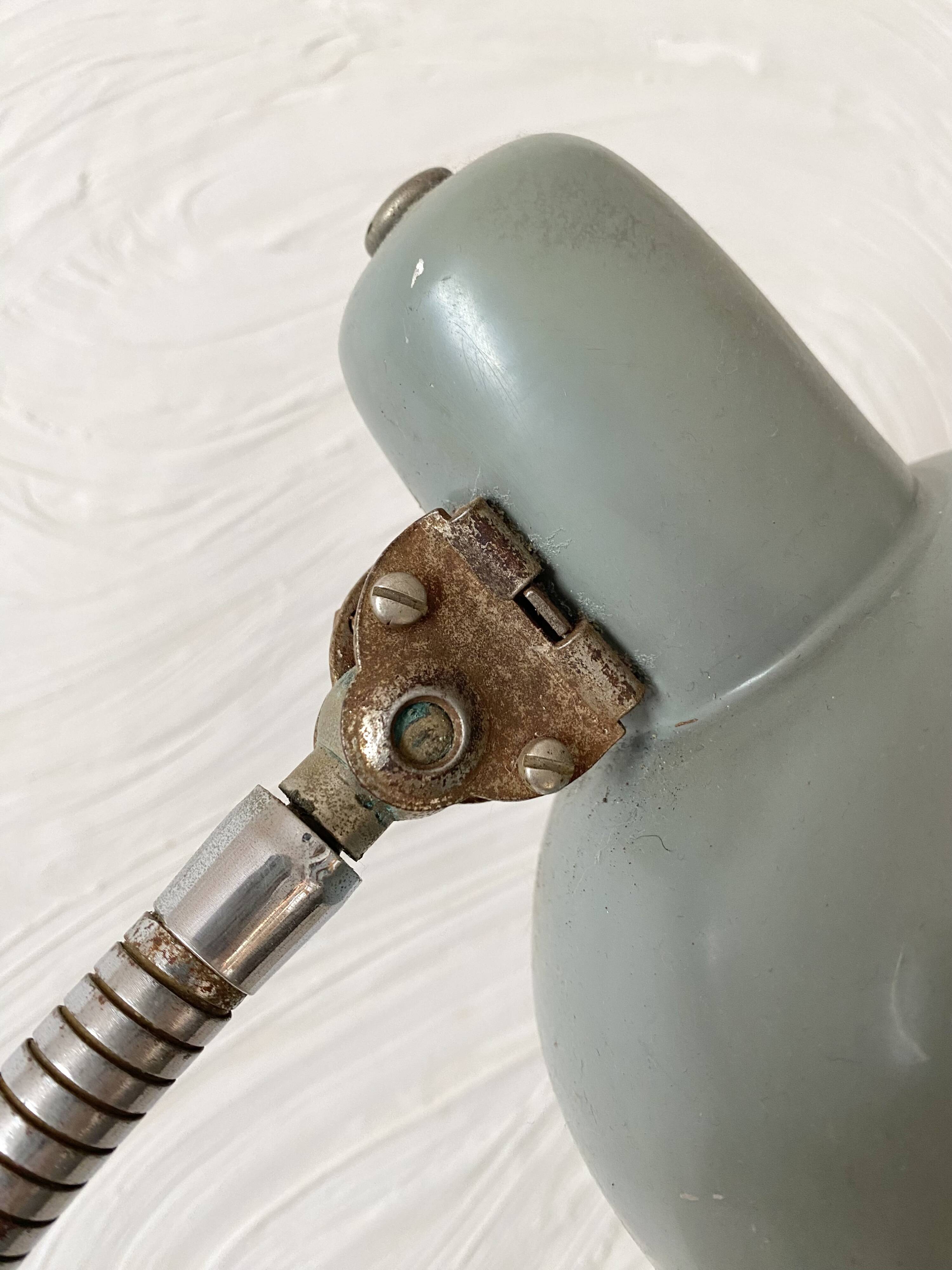 Fornay-style workshop lamp from the 1950s