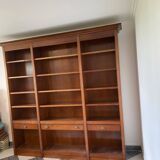 Large wooden bookcase 245cm