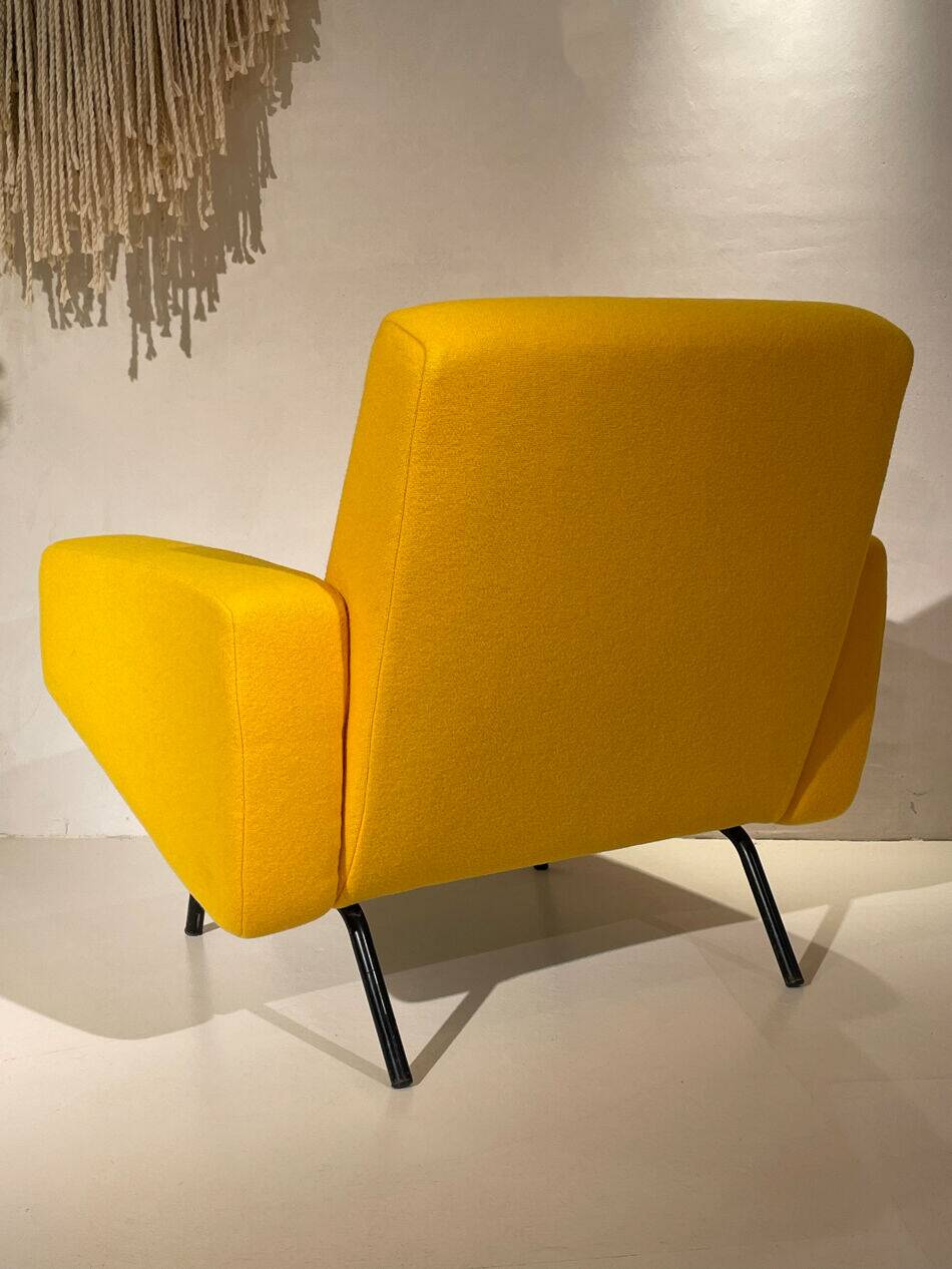 Armchair model 743 by Joseph-André Motte published by Steiner, circa 1958.