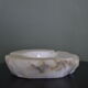 White onyx ashtray